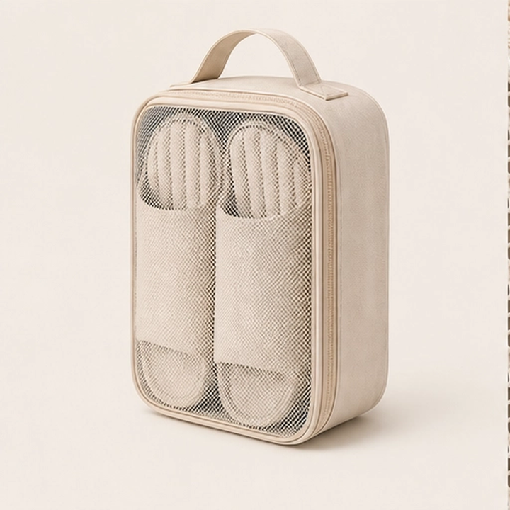 Solvoy – 3-Pair Travel Shoe Organizer with Trolley Sleeve + 50% OFF