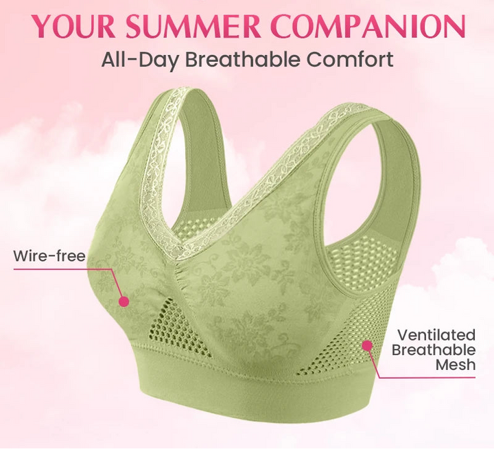 AuraForm Cotton Lift Bra – Natural Comfort, Effortless Support