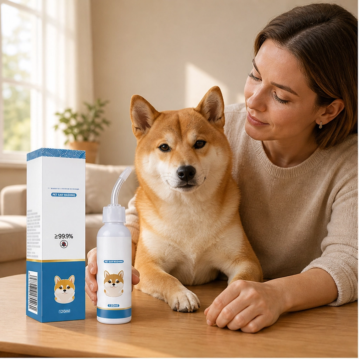 Hazelpaw – Gentle Deep-Clean &amp; Soothing Pet Ear Cleaner Solution + 50% OFF