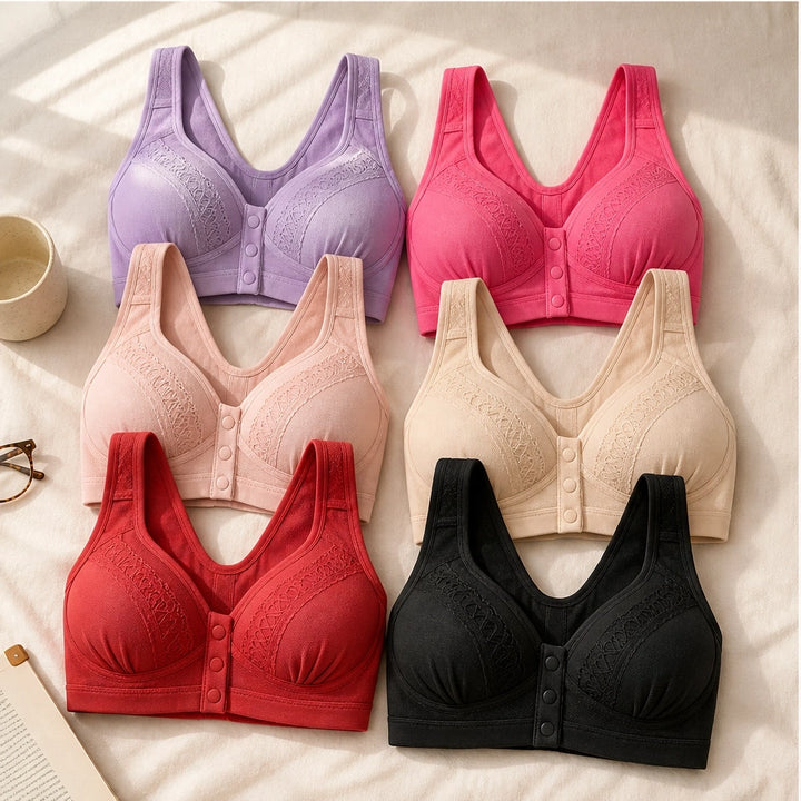 Rosewick – Front-Button Wireless Comfort &amp; Support Bra + 1+1 FREE