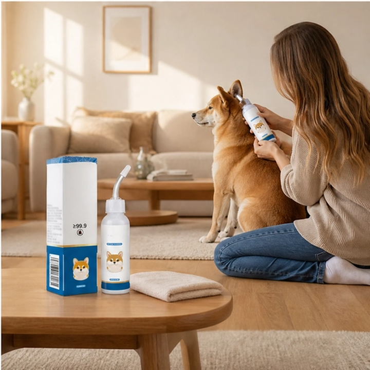 Hazelpaw – Gentle Deep-Clean &amp; Soothing Pet Ear Cleaner Solution + 50% OFF