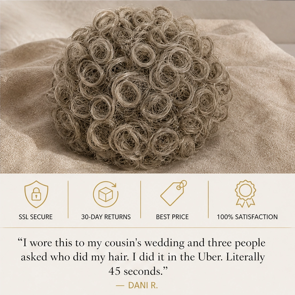 Tousselle – Drawstring Messy Curly Bun Hairpiece + 50% OFF