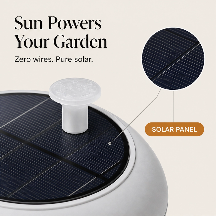Wrenbrook – Anti-Drift Solar Fountain Pump for Birdbaths &amp; Ponds + 50% OFF