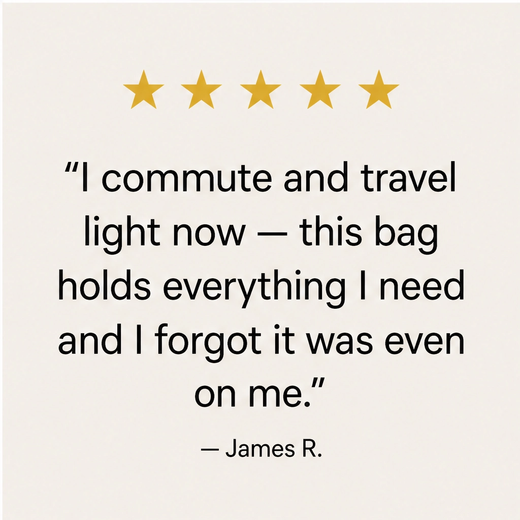 Stridewell – Water-Repellent Multi-Pocket Crossbody Sling Bag with Headphone Port + 50% OFF