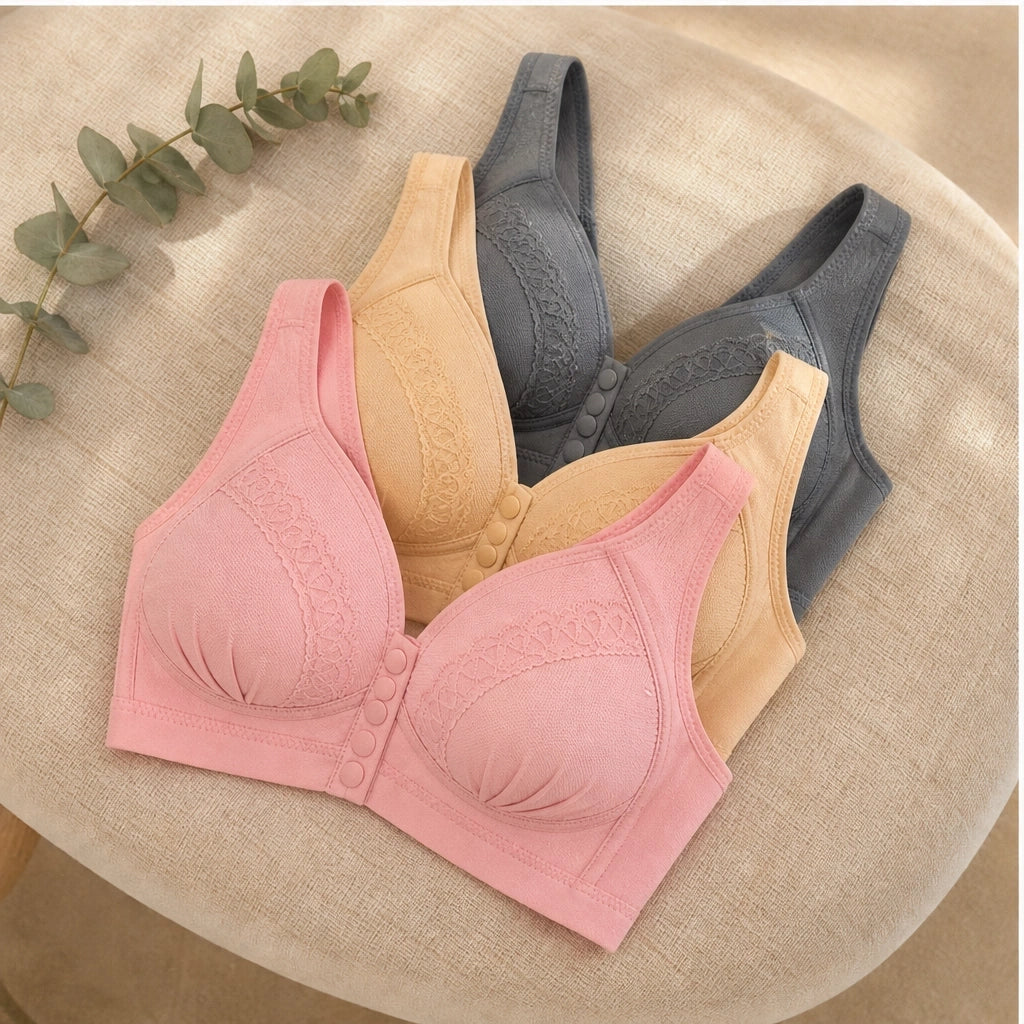 Rosewick – Front-Button Wireless Comfort &amp; Support Bra + 1+1 FREE