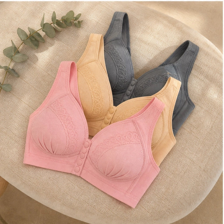 Rosewick – Front-Button Wireless Comfort &amp; Support Bra + 1+1 FREE