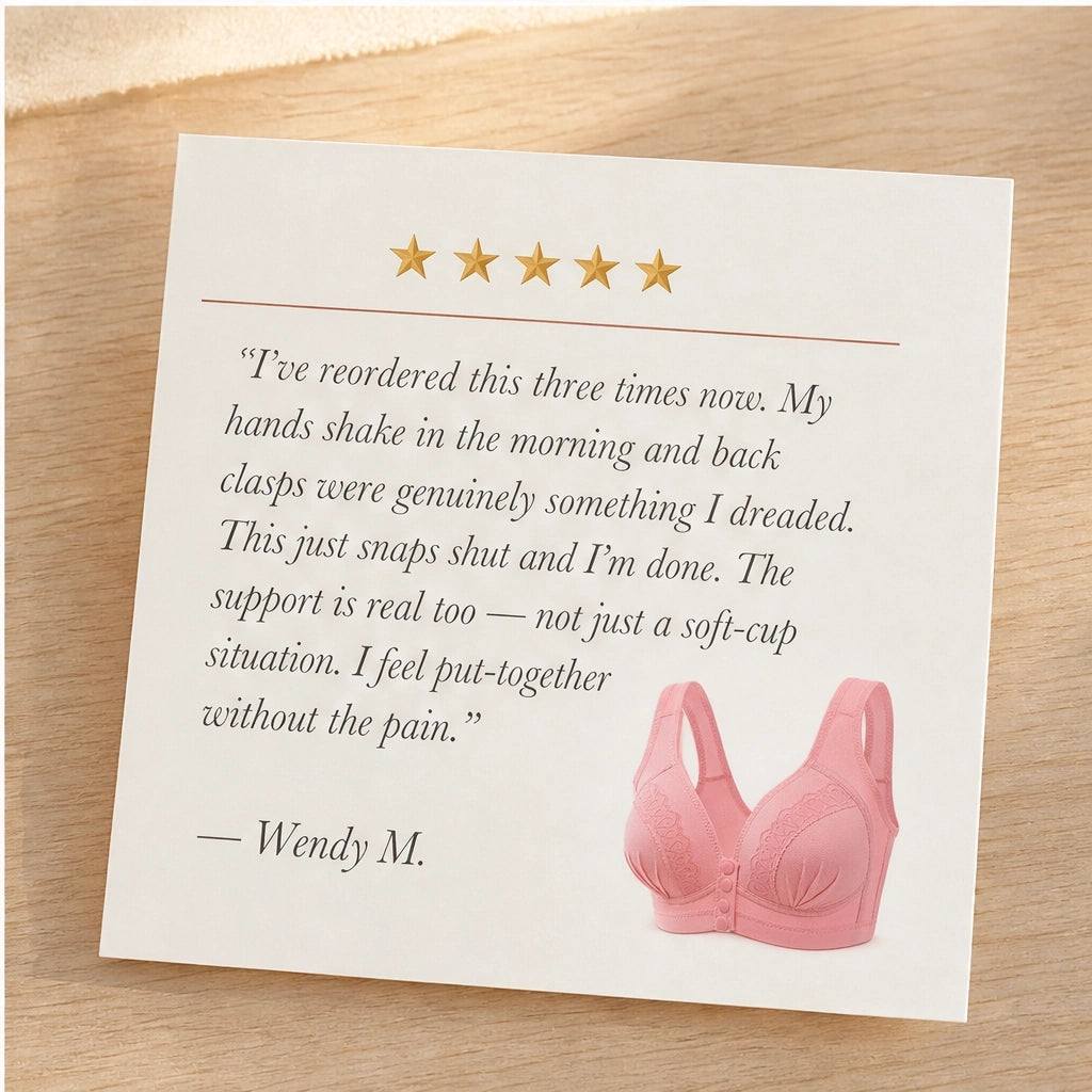 Rosewick – Front-Button Wireless Comfort &amp; Support Bra + 1+1 FREE