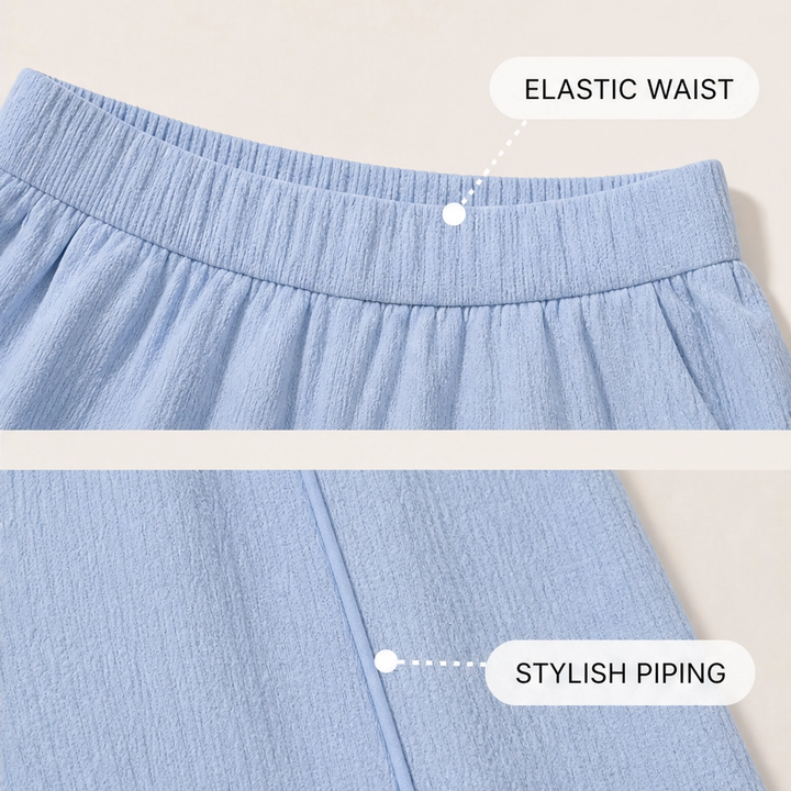 Willowé – Soft V-Neck Top &amp; Wide-Leg Pants Lounge Set + 50% OFF