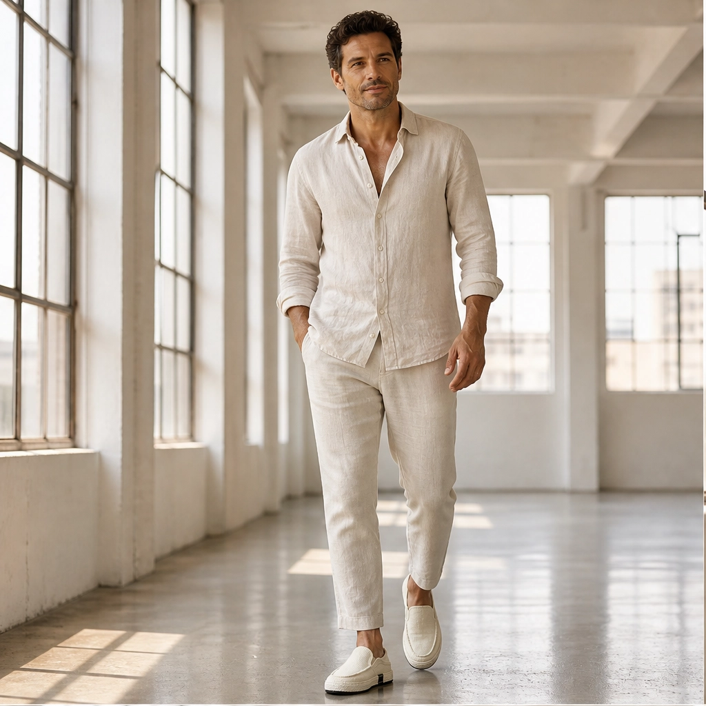 Driftloom – Breathable Linen Slip-On Loafers with Braided Midsole + 50% OFF