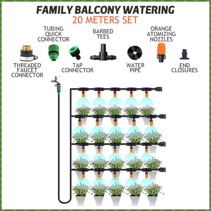 Mistgrove – Adjustable Dual-Mode Automatic Misting Irrigation Kit + 50% OFF