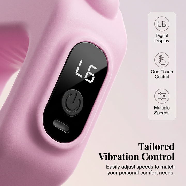 Kinetra – 3-in-1 Vibrating Fascia Ring Massager with Hands-Free Belt + 50% OFF