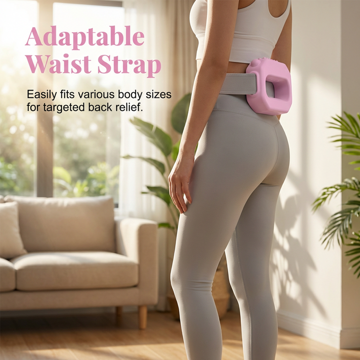 Kinetra – 3-in-1 Vibrating Fascia Ring Massager with Hands-Free Belt + 50% OFF