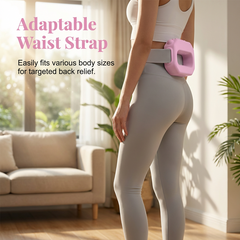 Kinetra – 3-in-1 Vibrating Fascia Ring Massager with Hands-Free Belt + 50% OFF