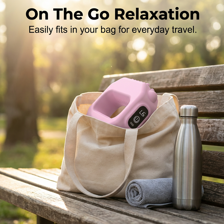 Kinetra – 3-in-1 Vibrating Fascia Ring Massager with Hands-Free Belt + 50% OFF