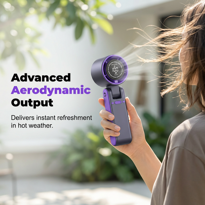 Frostal™ – Cooling Plate Handheld Turbo Fan with Digital Display + 50% OFF