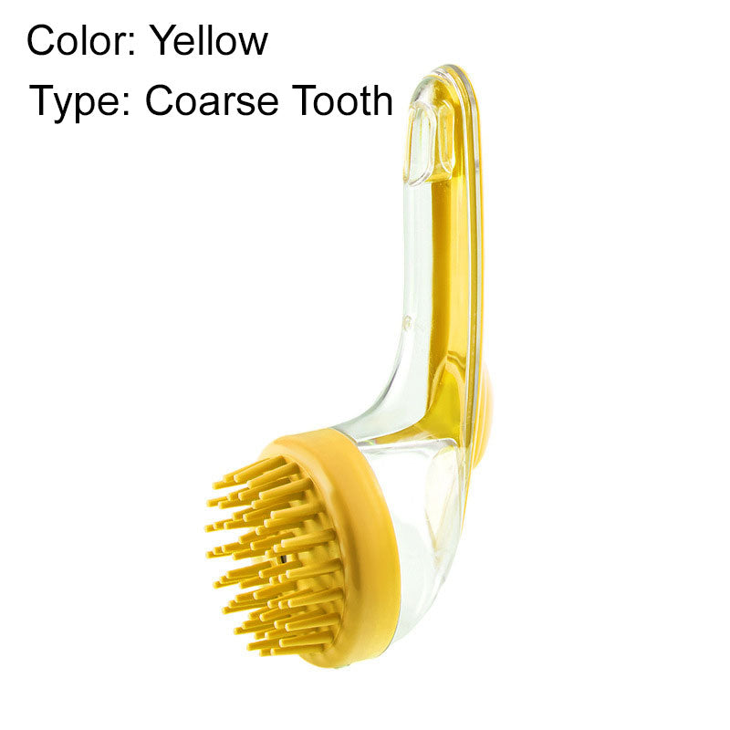 Scrubble – 2-in-1 Pet Bath Brush with Shampoo Dispenser &amp; Long Handle + 50% OFF