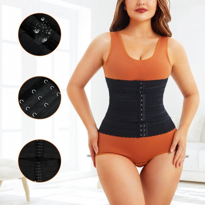 Cinchelle – Adjustable 3-Zone Tummy Control Waist Trainer Corset + 50% OFF