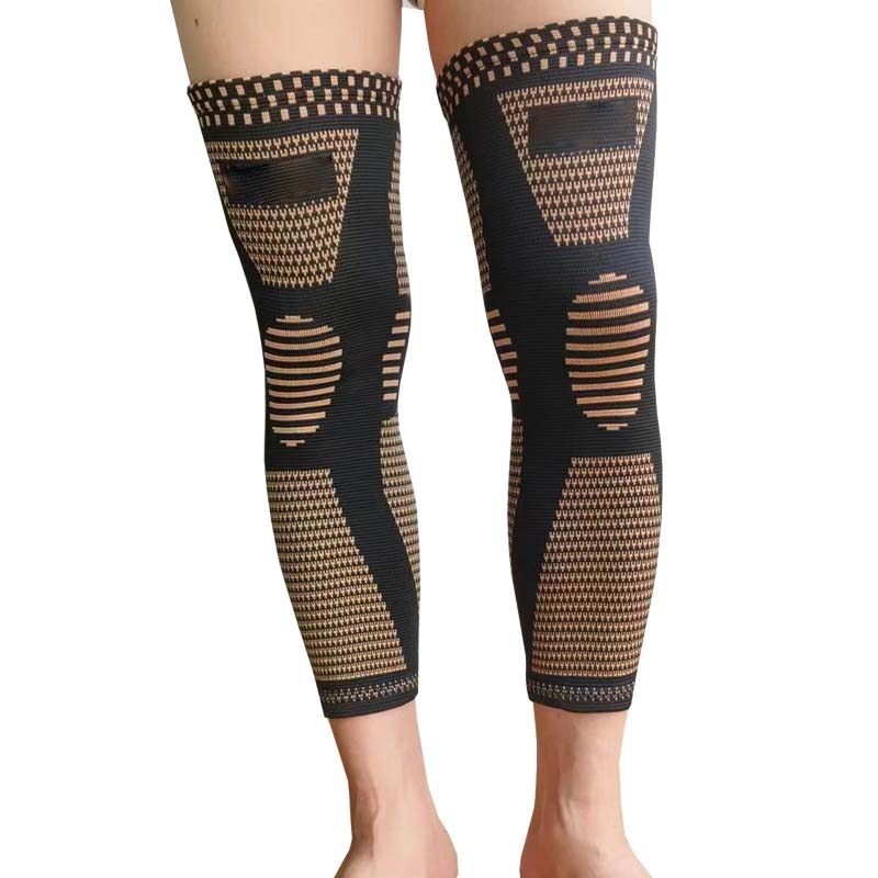 Stridewell – Breathable Full-Leg Compression Sleeves with Anti-Slip Grip Band + 50% OFF