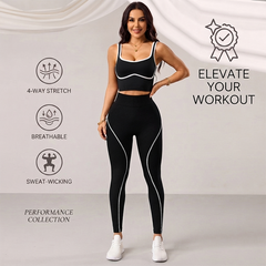 Sculptform – Contour Seam Tummy Control Sports Bra & Leggings Set + 50% OFF