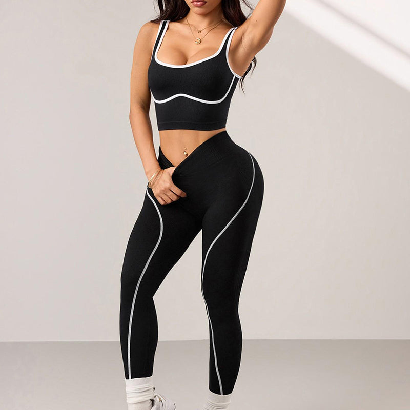 Sculptform – Contour Seam Tummy Control Sports Bra &amp; Leggings Set + 50% OFF
