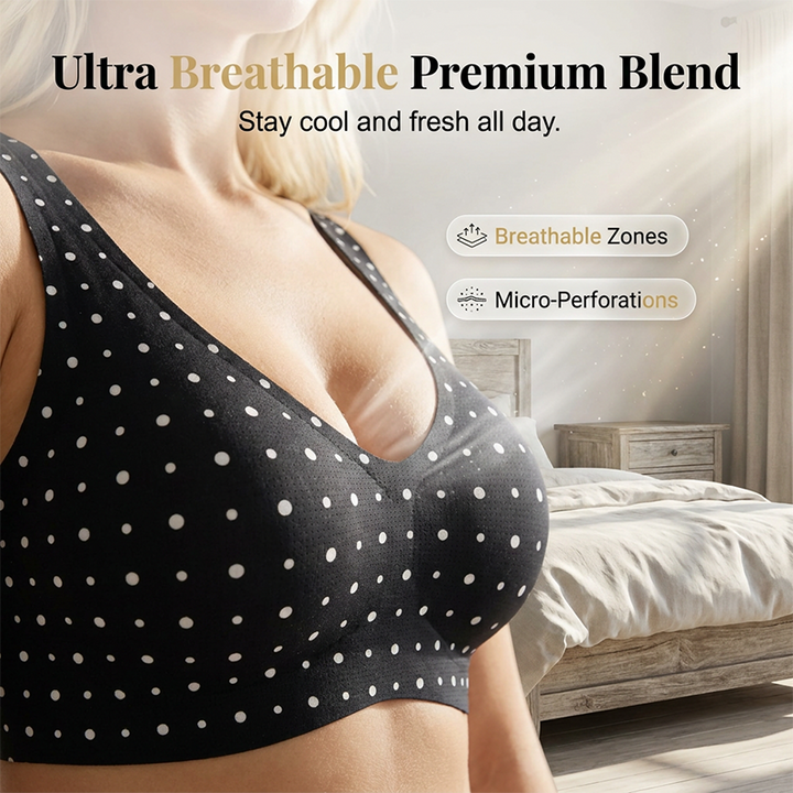 Formelle – Seamless Deep V Wireless Jelly Support Bra + 1+1 FREE