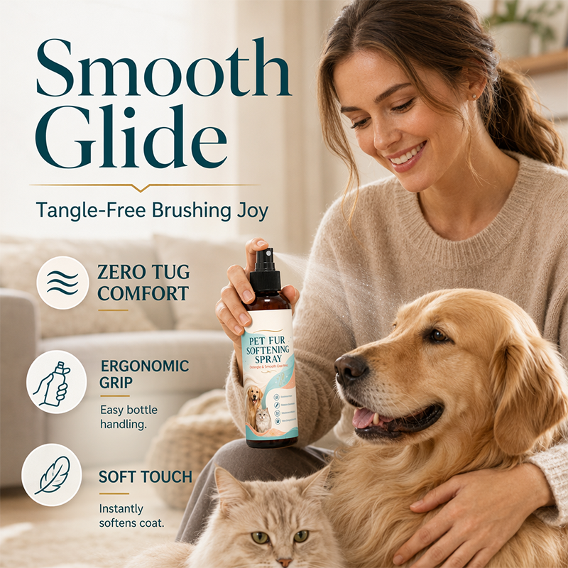 Brindlecove – Fine-Mist Detangling &amp; Coat Softening Spray for Dogs &amp; Cats + 50% OFF