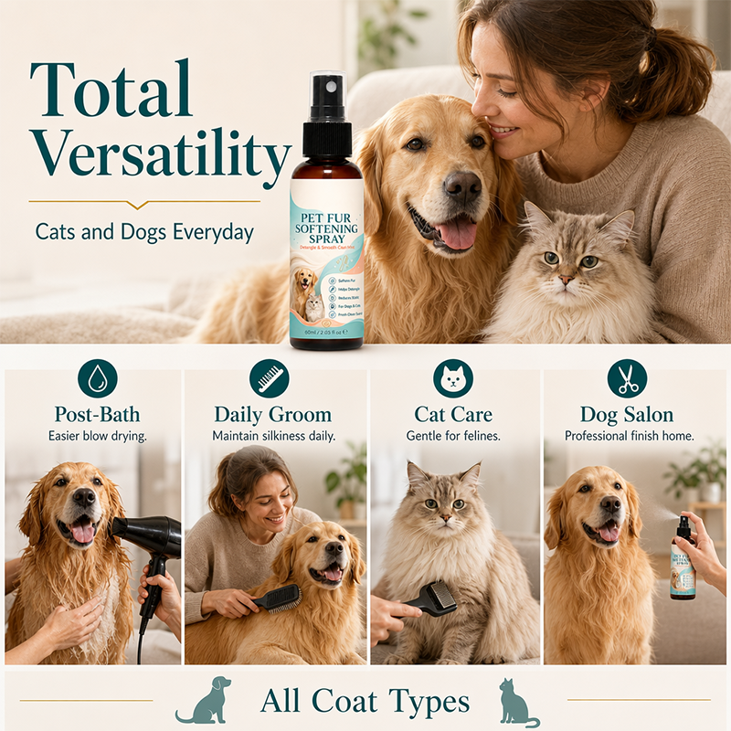Brindlecove – Fine-Mist Detangling &amp; Coat Softening Spray for Dogs &amp; Cats + 50% OFF