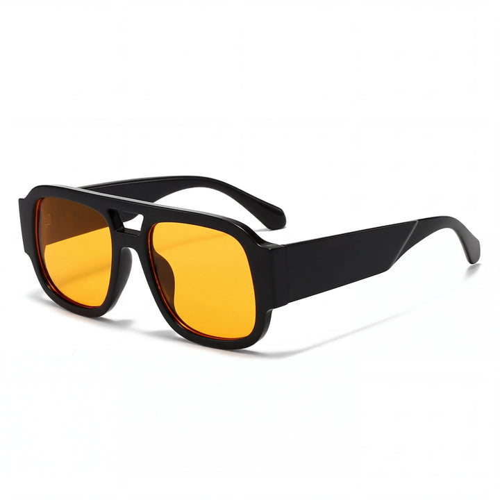 Ambré™ – Oversized Square Tortoiseshell Sunglasses with UV400 Protection + 1+1 FREE