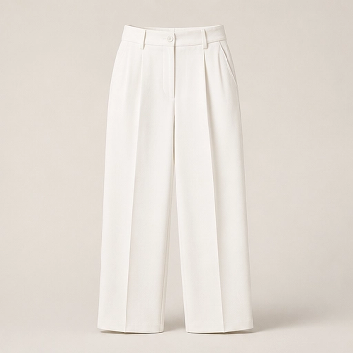 Sartor – Classic Wide-Leg Pleated Suit Trousers + 50% OFF