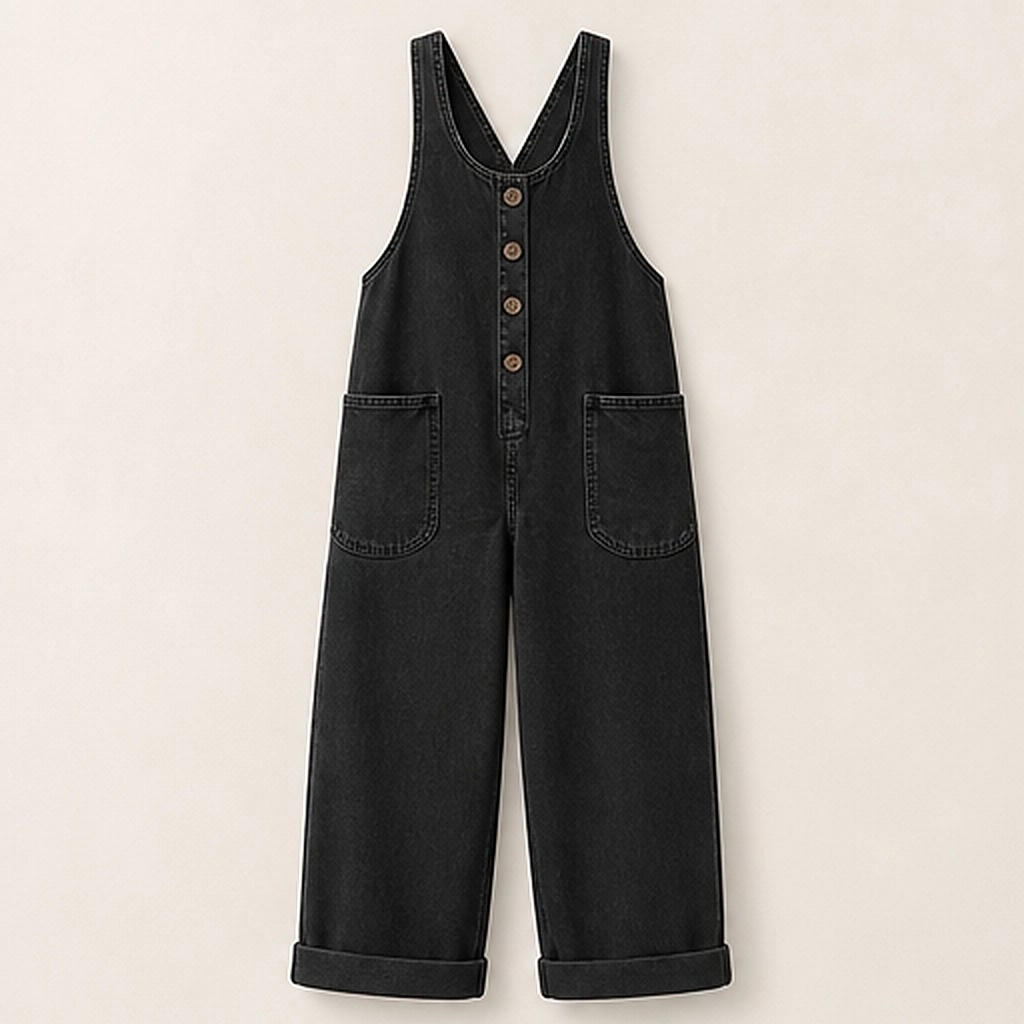 Sundrift – Relaxed Wide-Leg Sleeveless Jumpsuit with Pockets + 50% OFF