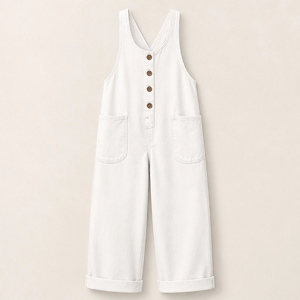 Sundrift – Relaxed Wide-Leg Sleeveless Jumpsuit with Pockets + 50% OFF